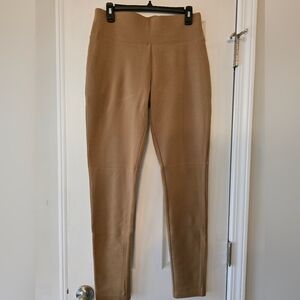 INC International Concepts Skinny Leg Ponte Pants in Camel, Size 8